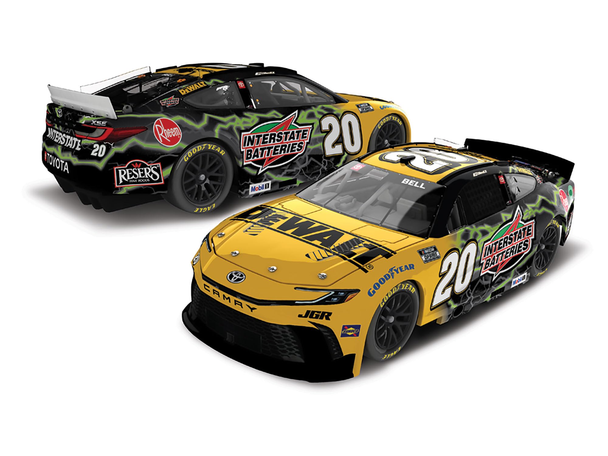 Lionel Racing Christopher Bell 2025 DeWalt Interstate Batteries No